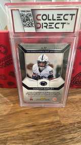 2019 Panini Prizm Draft Picks Saquon Barkley Pink Pulsar #87 Graded 9 - Image 2