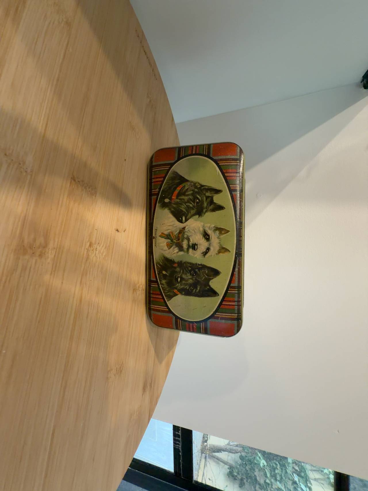 Vintage Scottish Terrier Biscuit Tin