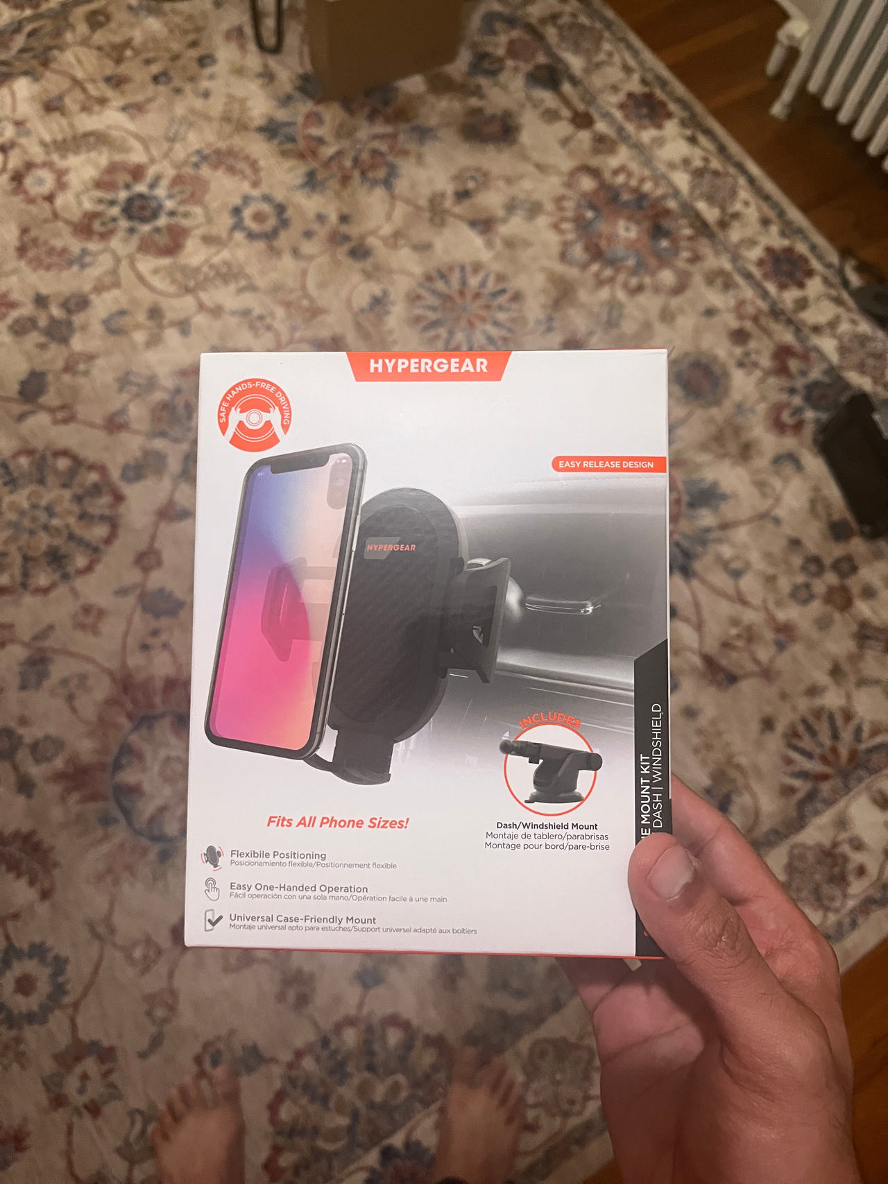 HyperGear Mount Vent Dash/Windshield