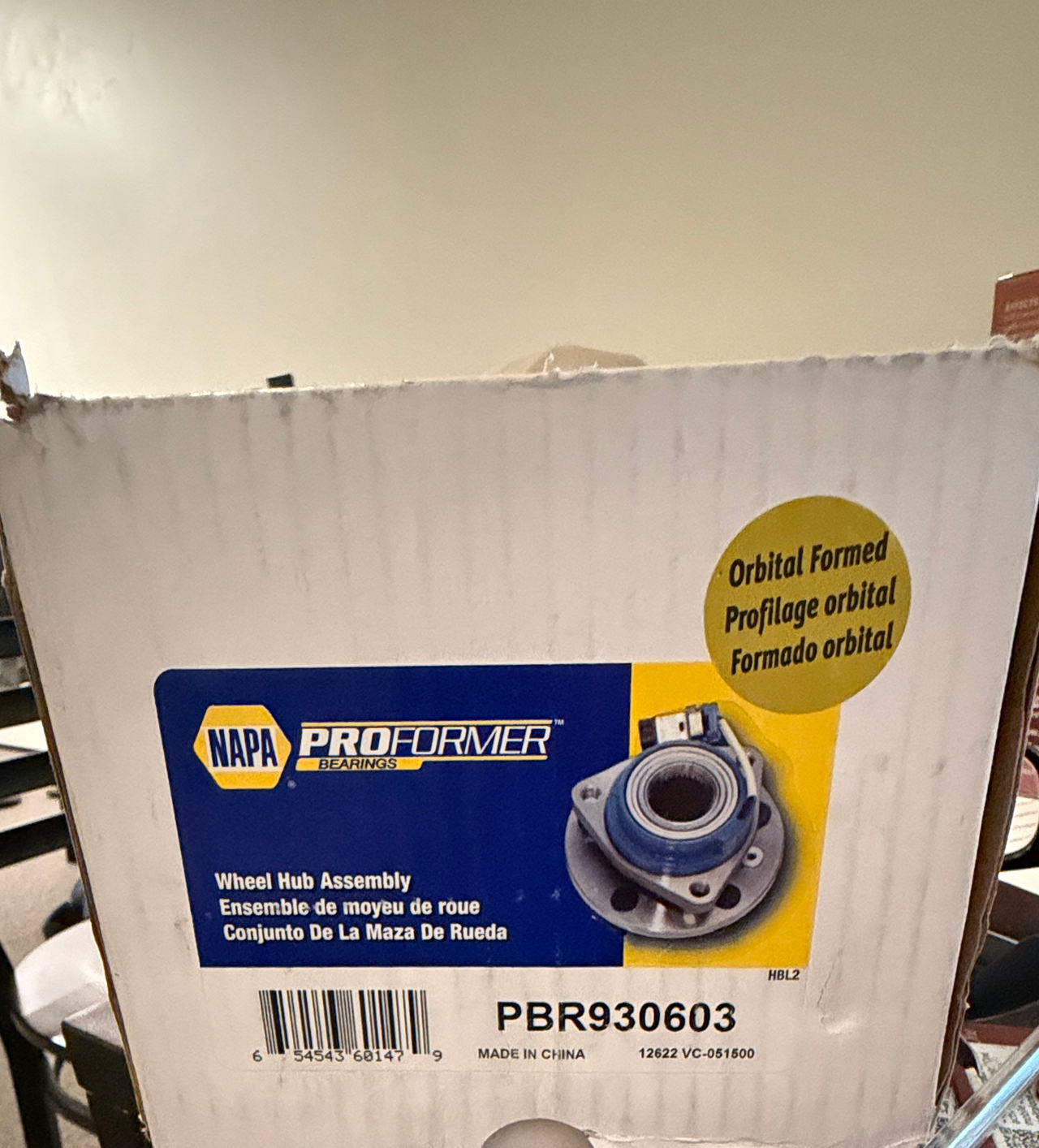 NAPA Proformer Wheel Hub Assembly PBR930603