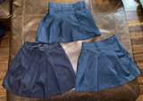 Navy & khaki size 8 School Uniform Skirts - Image 1