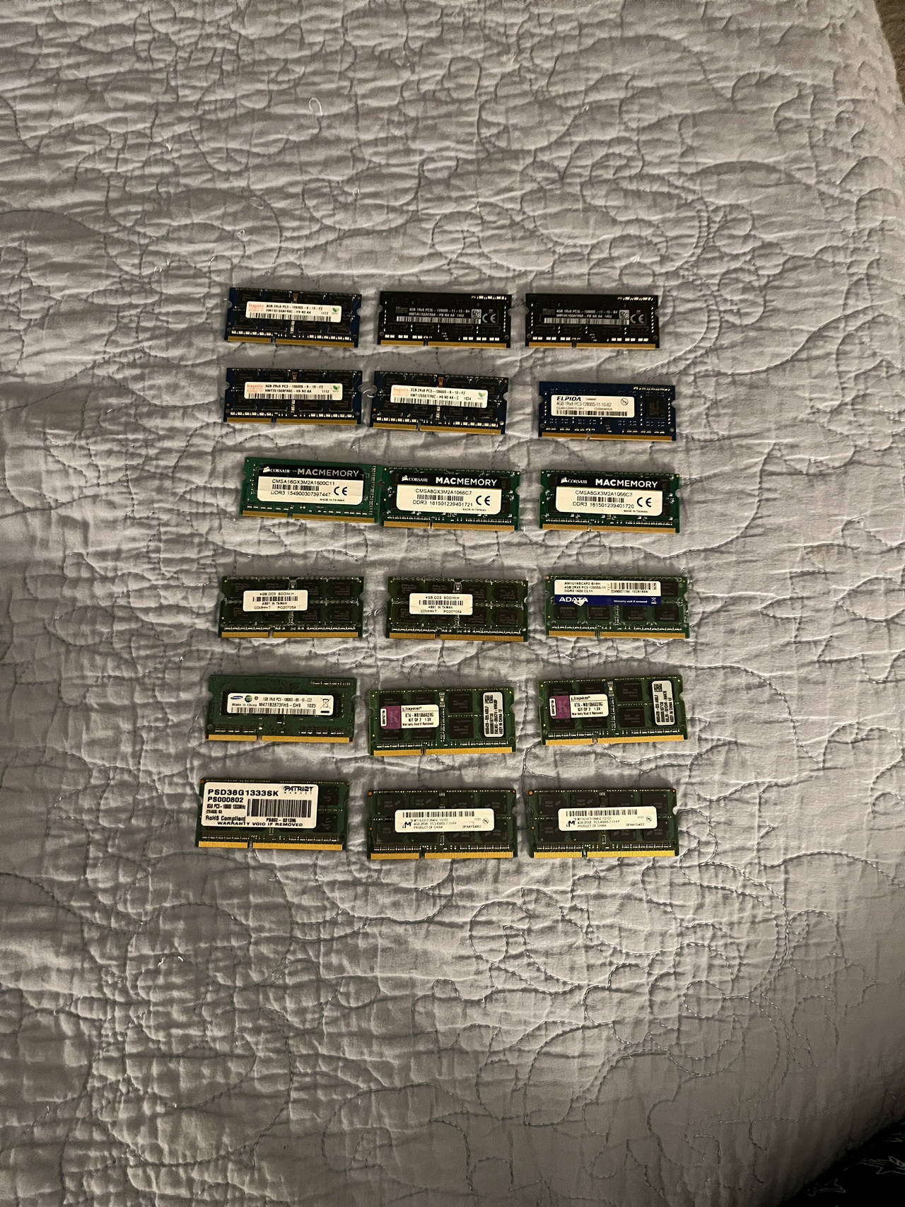 Corsair MacMemory DDR3 Laptop RAM Lot