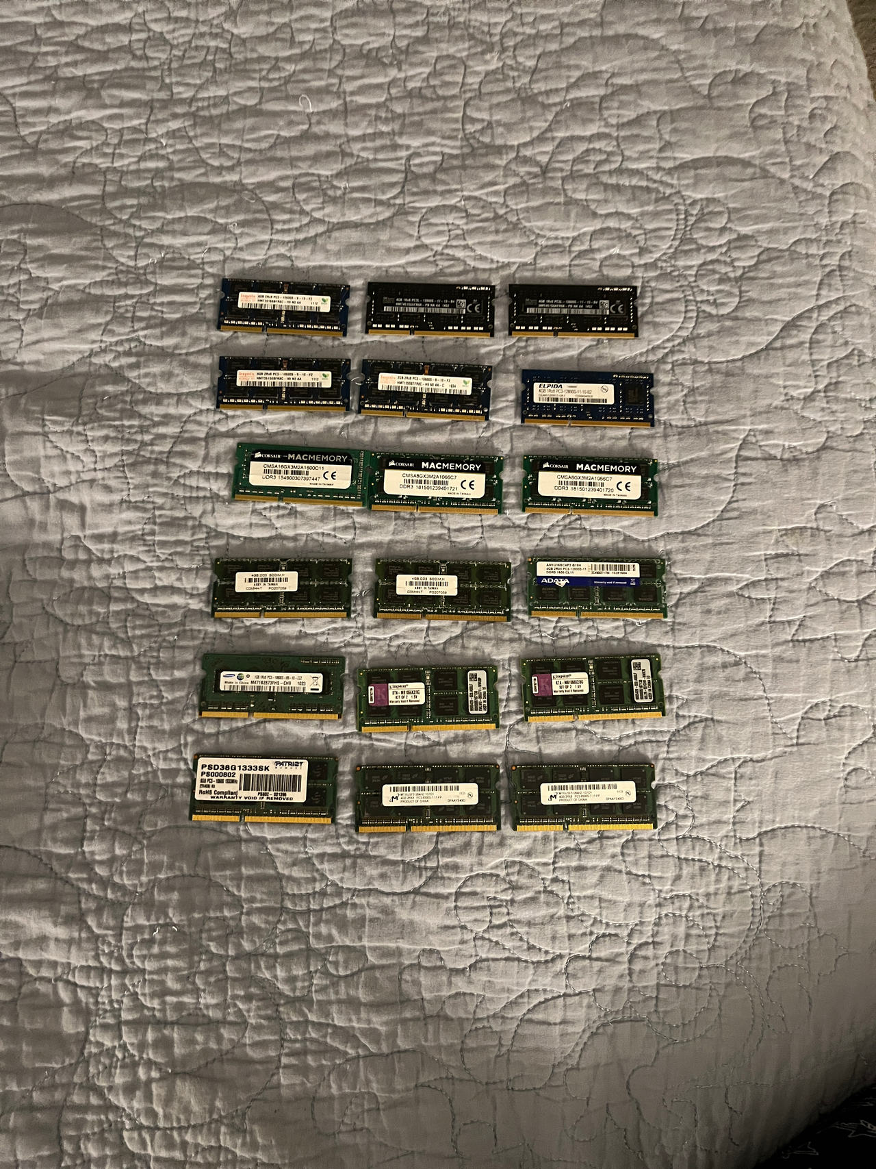 Corsair MacMemory DDR3 Laptop RAM Lot