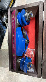 3 Bit Ogee Rail and Stile Router Bit Set W/ wood display case - Image 2