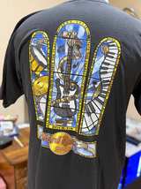 Hard Rock Cafe Stained Glass Bass Guitar T-Shirt - Image 1