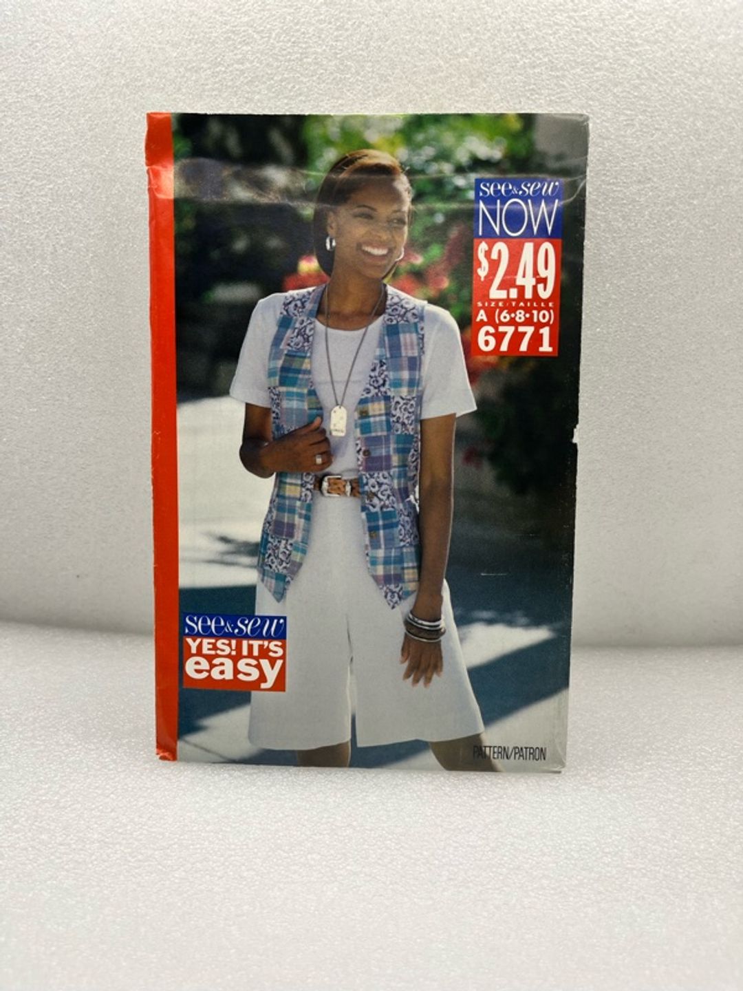 Butterick See & Sew 6771 Misses' Vest & Shorts Pattern