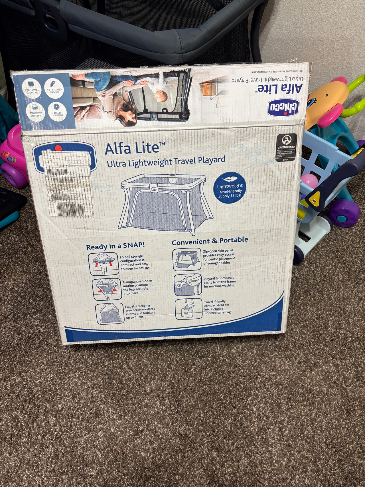 Chicco Alfa Lite Ultra Lightweight Travel Playard
