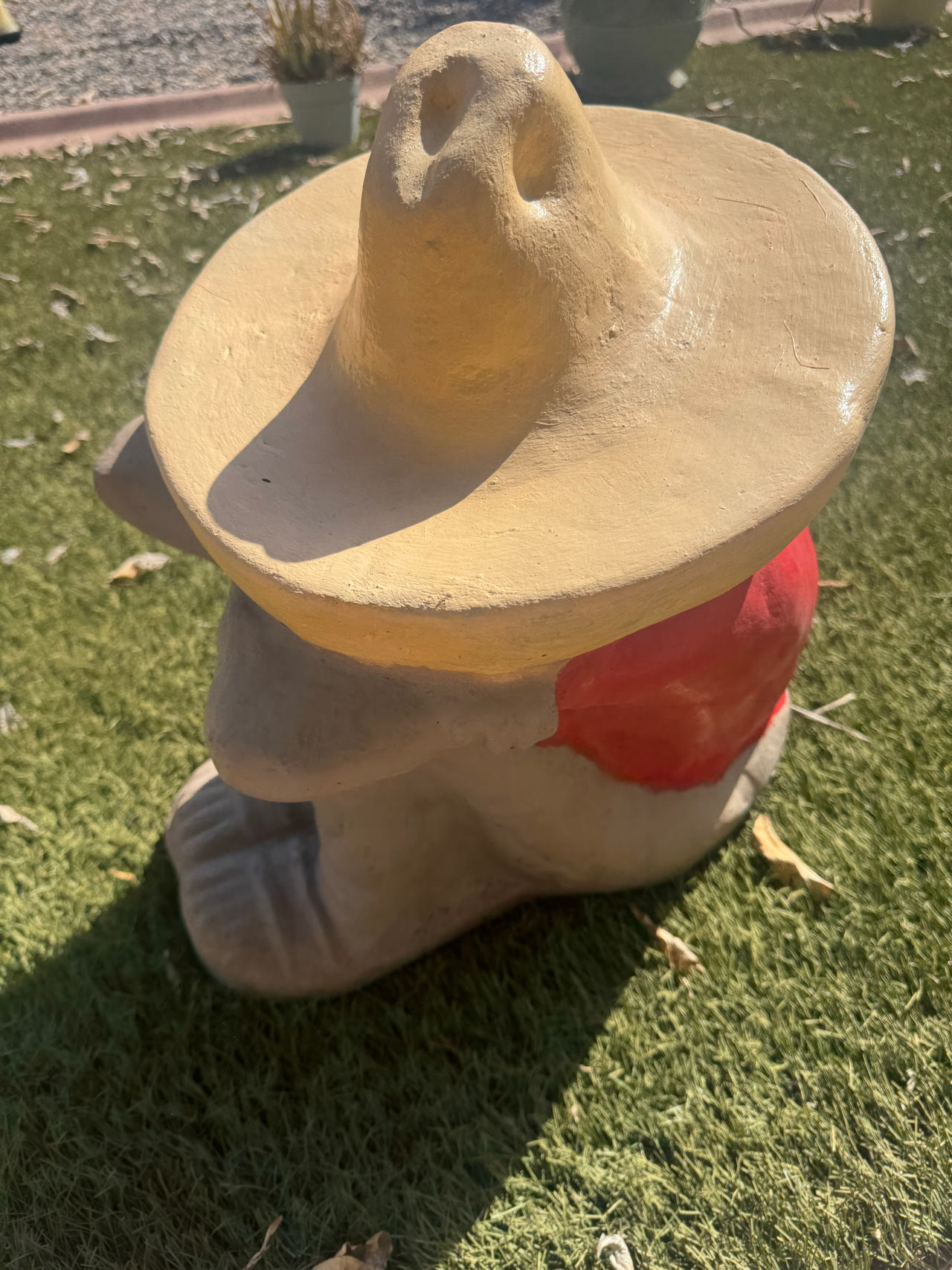 Mexican Sombrero Garden Gnome Statue
