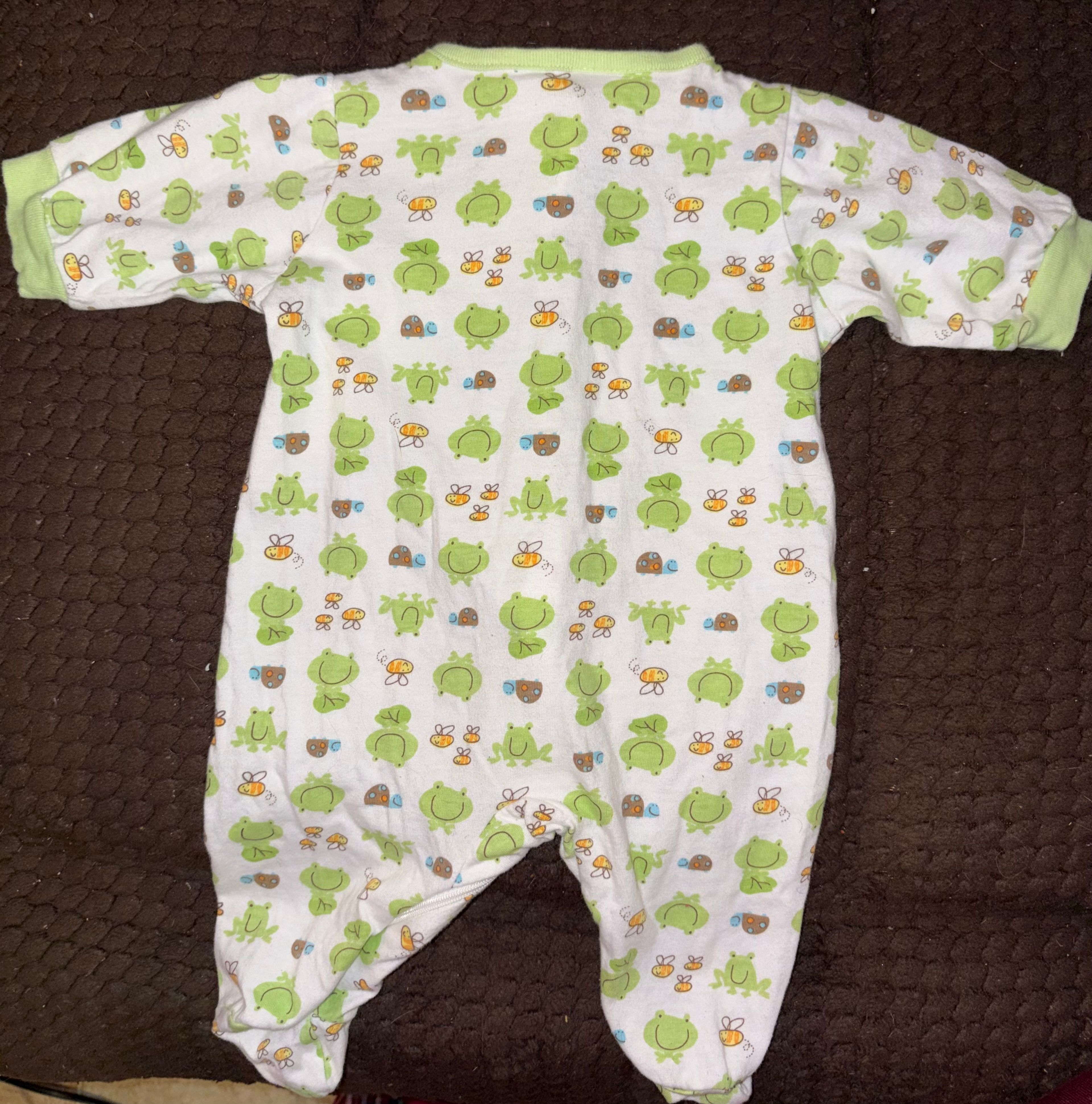 Gerber Vintage Baby Sleeper Set Pastel Bears (2-Pack) - Image 2