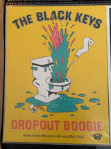The Black Keys Dropout Boogie Tour Poster Mansfield, MA July 29, 2022 - Image 1