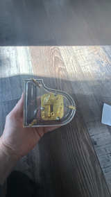 Schmid Sankyo Piano Music Box Clear Acrylic - Image 2