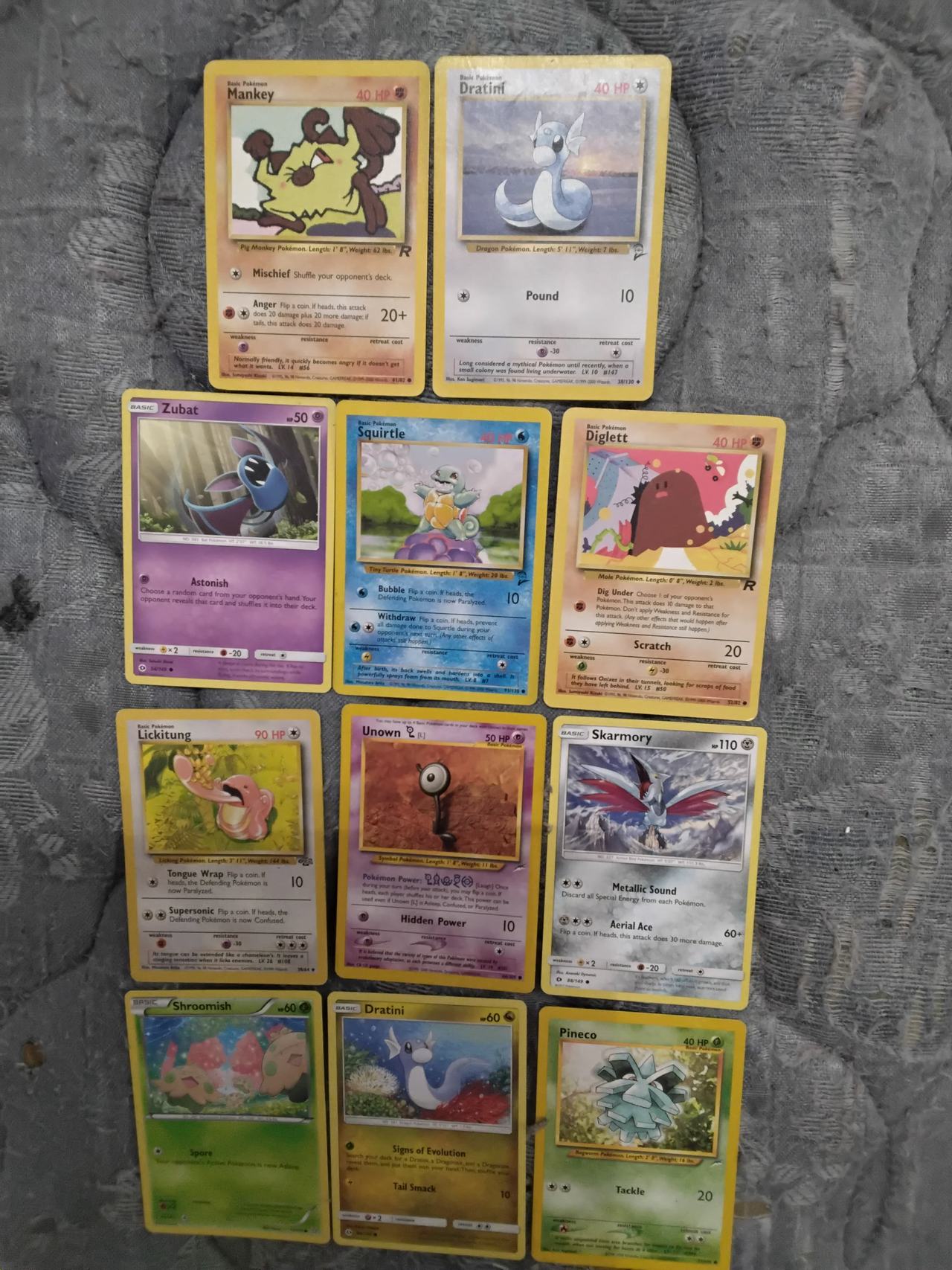 Pokemon Trading Card Lot (Vintage & Modern)