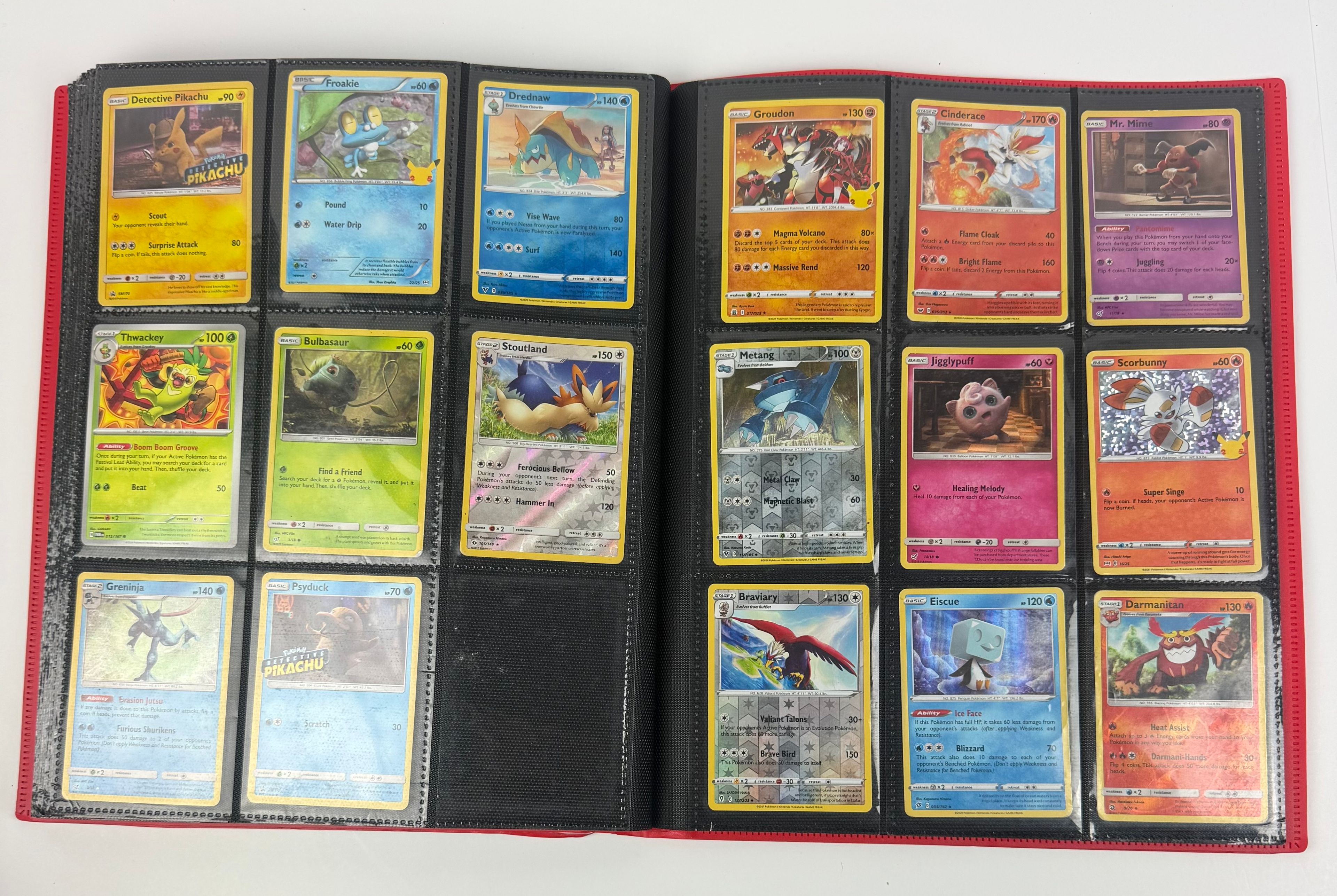 Pokemon 166 Card Collection Binder Pikachu Charizard Mewtwo - Image 4