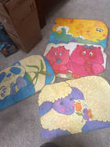 Vintage 70s/80s vinyl kitschy Animal Placemats Set - Image 1
