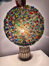 Handmade Fused Glass Confetti Art Plate - Image 6