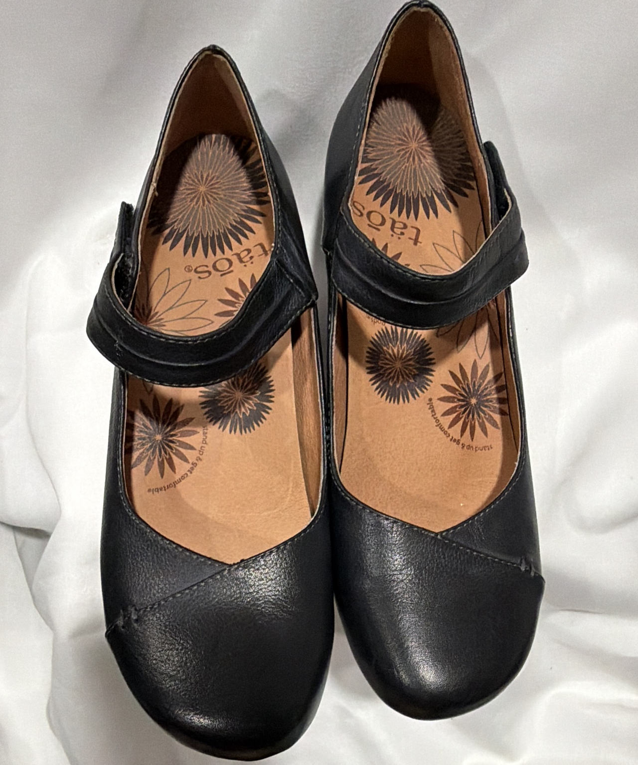 Taos Plim Soul Mary Jane Black Leather US 8 EU 39