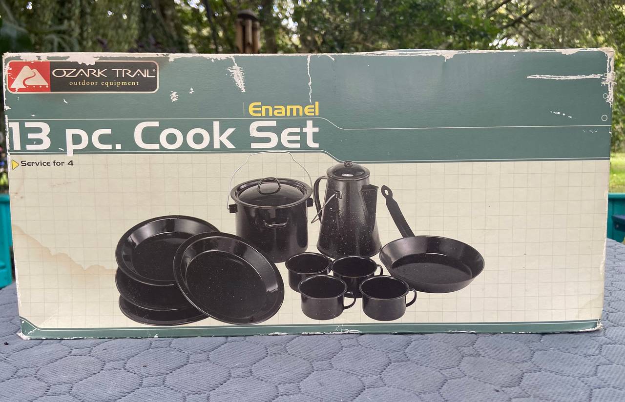 Ozark Trail 13 Piece Enamel Cook Set