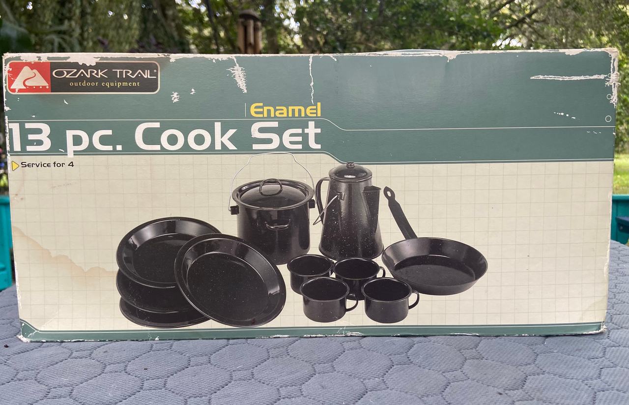 Ozark Trail 13 Piece Enamel Cook Set