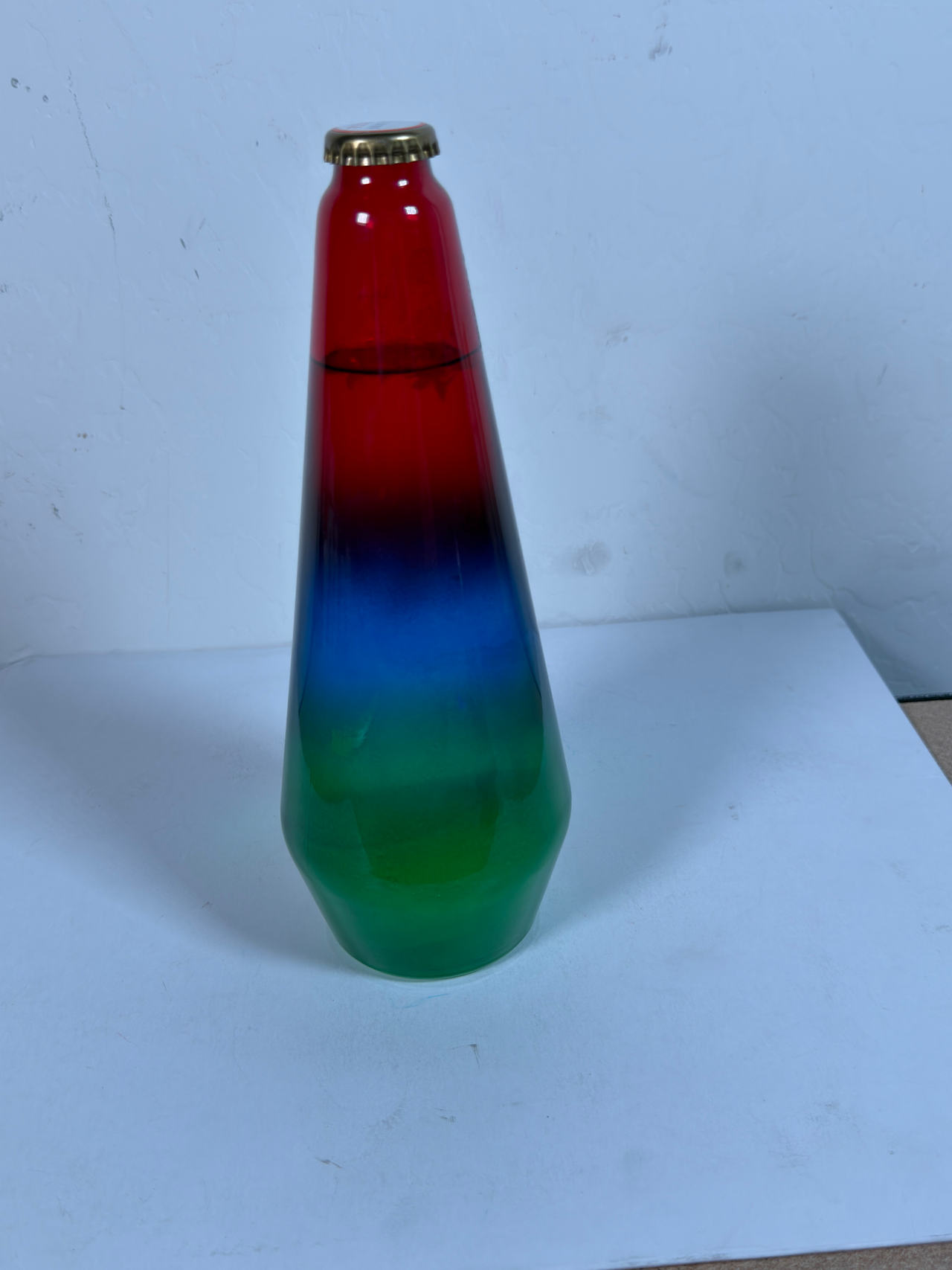 Vintage Tri-Color Lava Lamp Replacement Globe