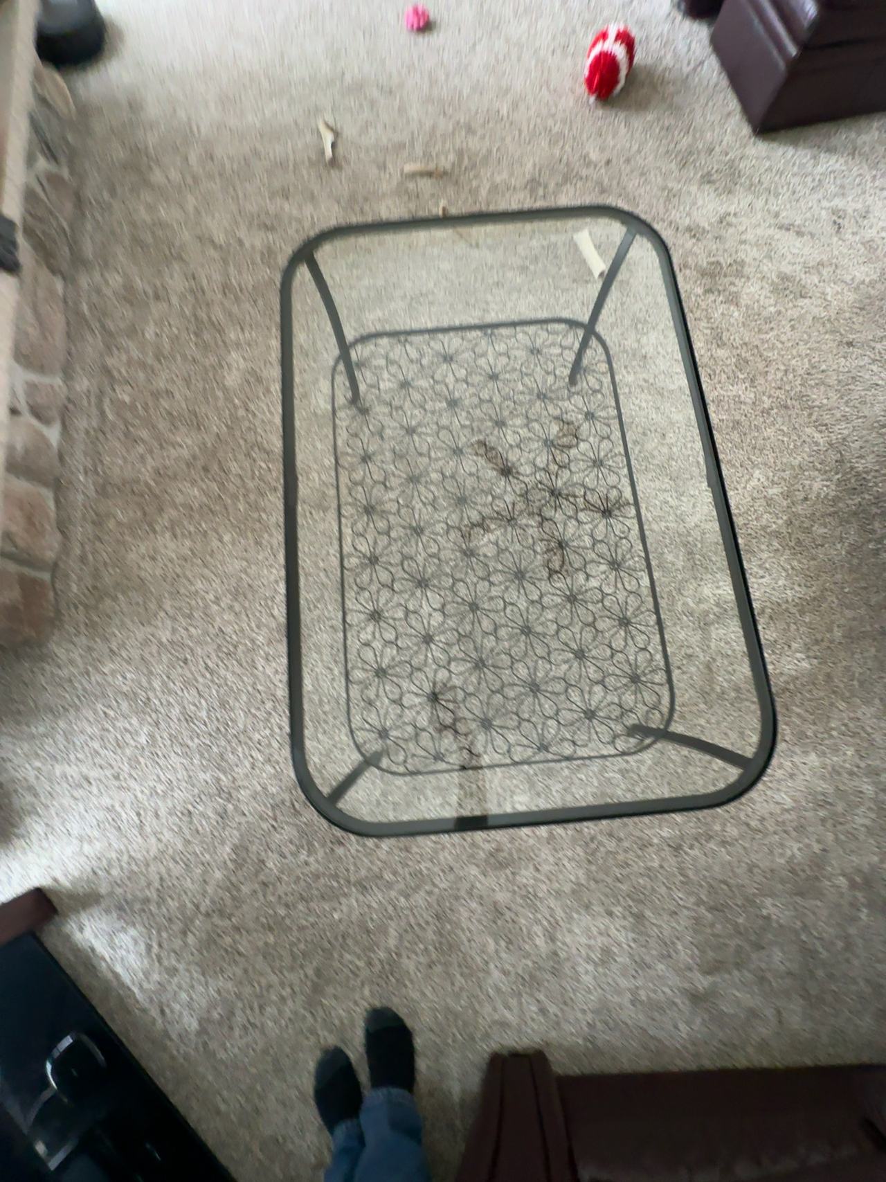 IKEA Klingsbo Coffee Table Black Glass