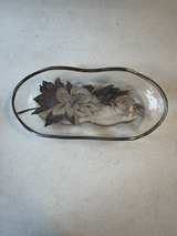 Silver City Glass Magnolia Silver Overlay Dish - Image 3