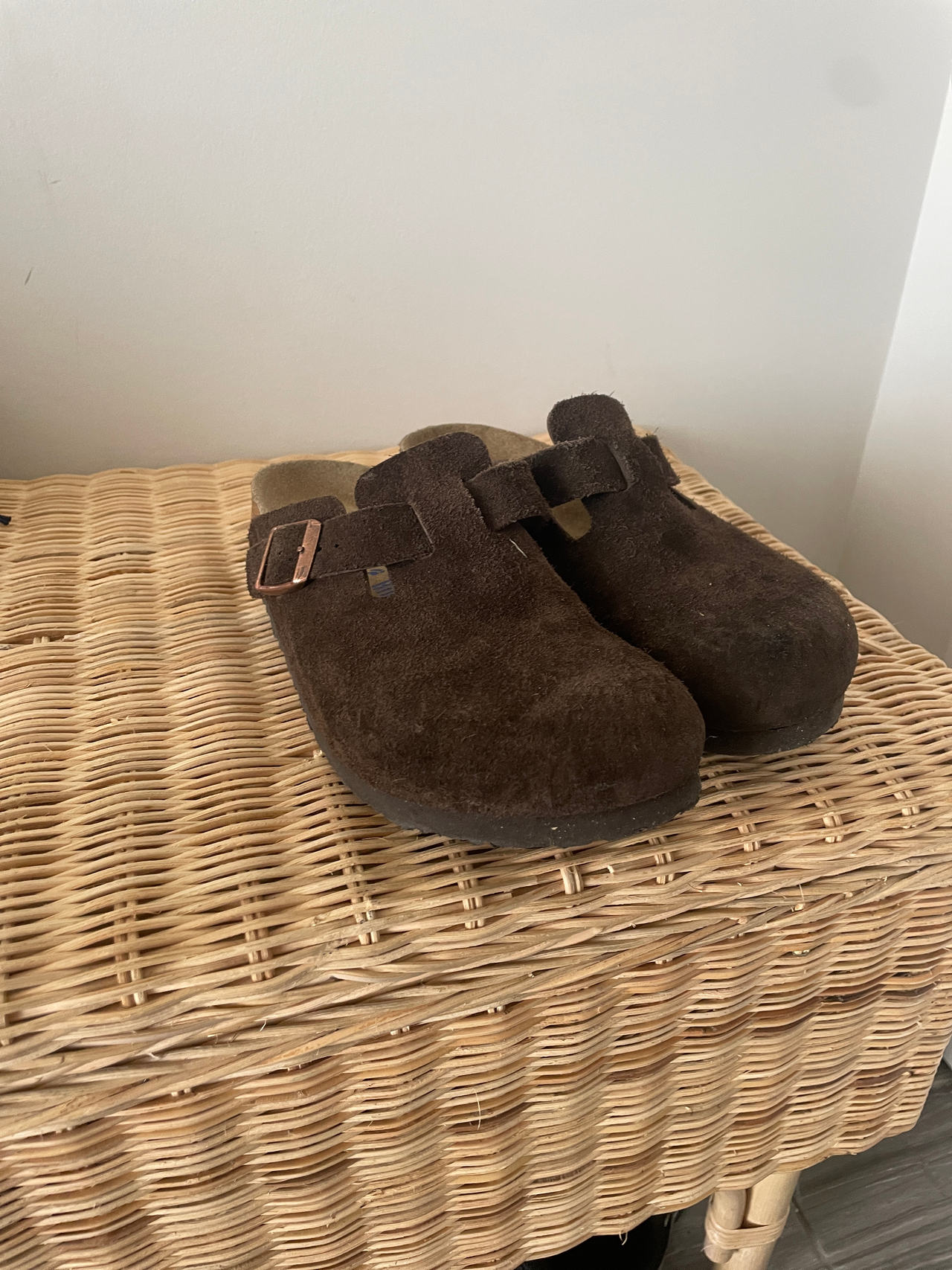 Birkenstock Boston Suede Clogs