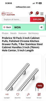 Probrico 10 Pack 3 Inch Cabinet Pulls - Image 1