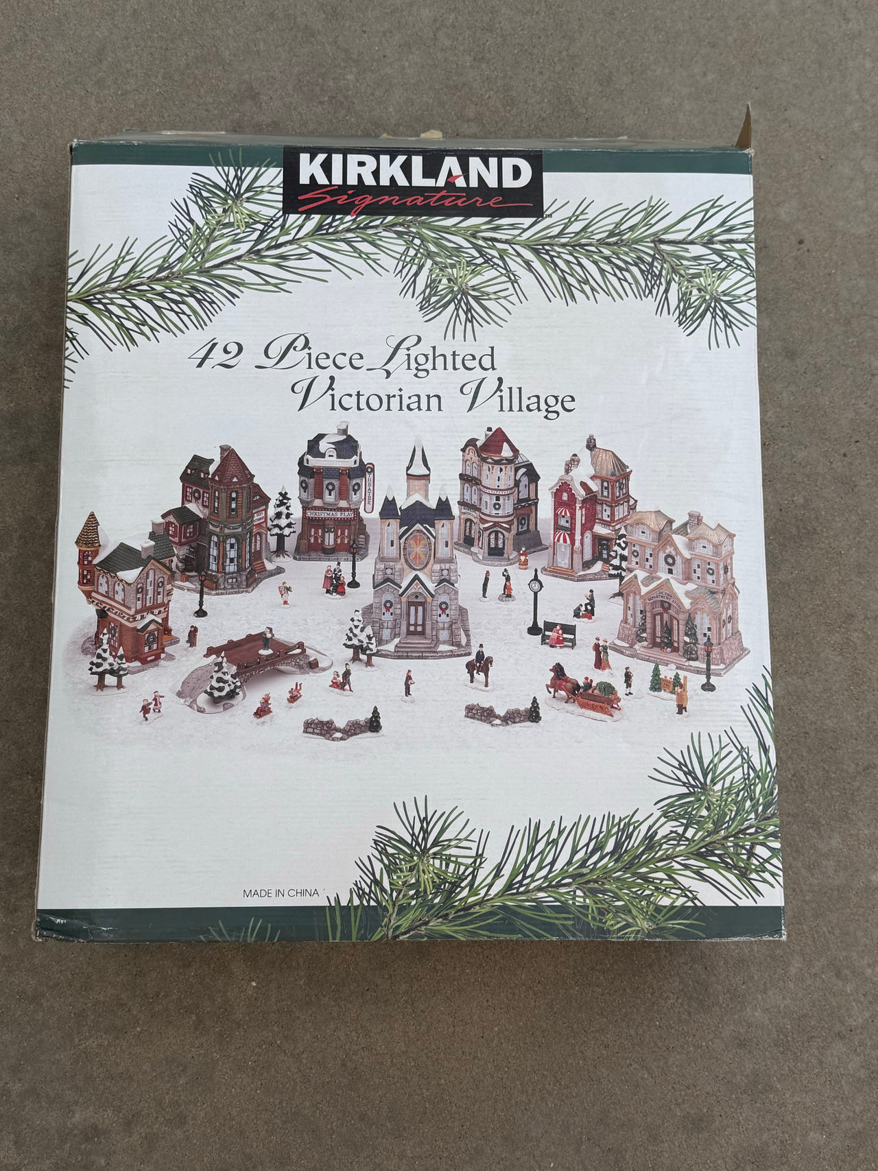 Kirkland Signature 42 Piece Lighted Victorian Village