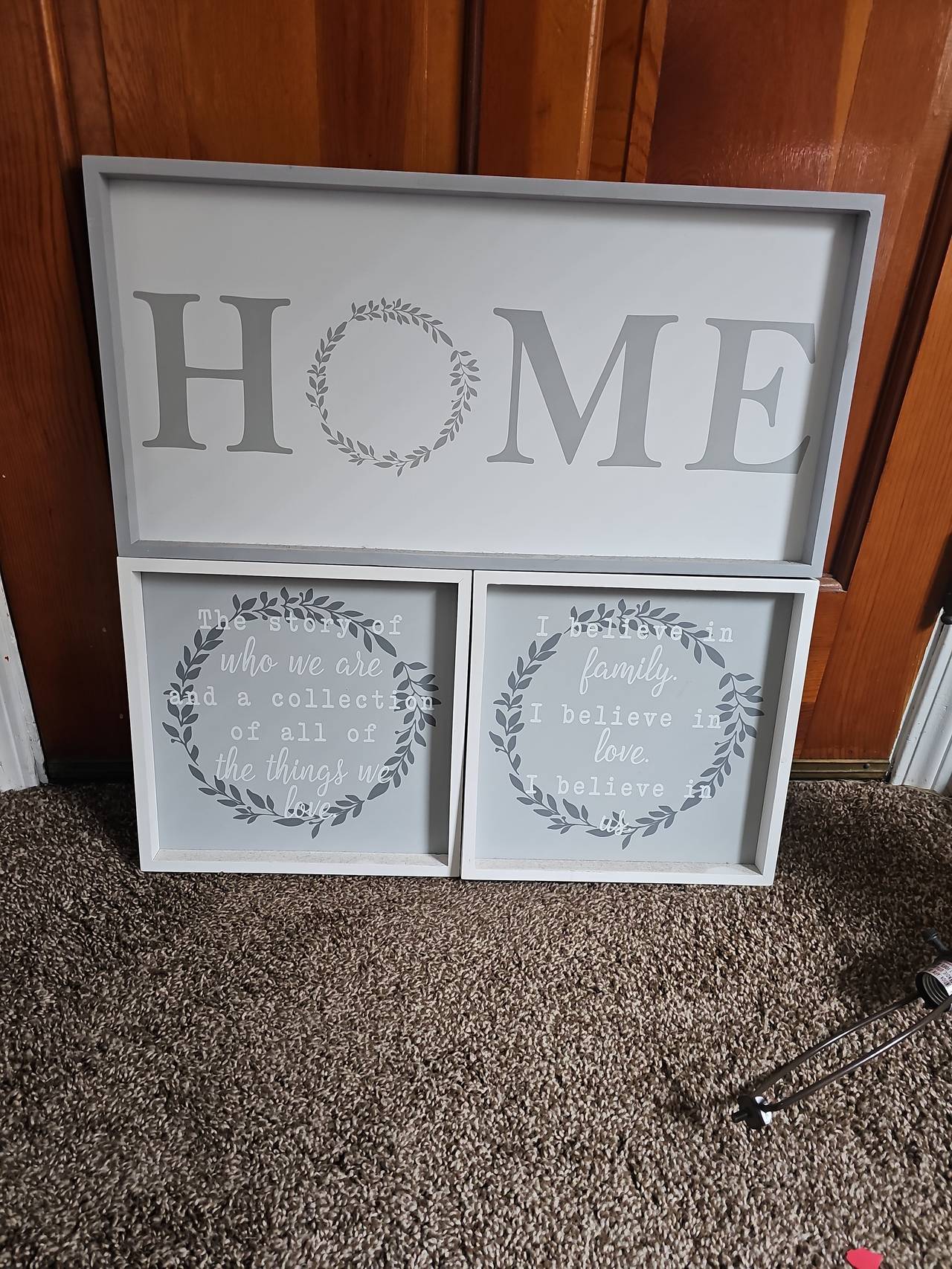 3-Piece Home & Family Wall Decor Set