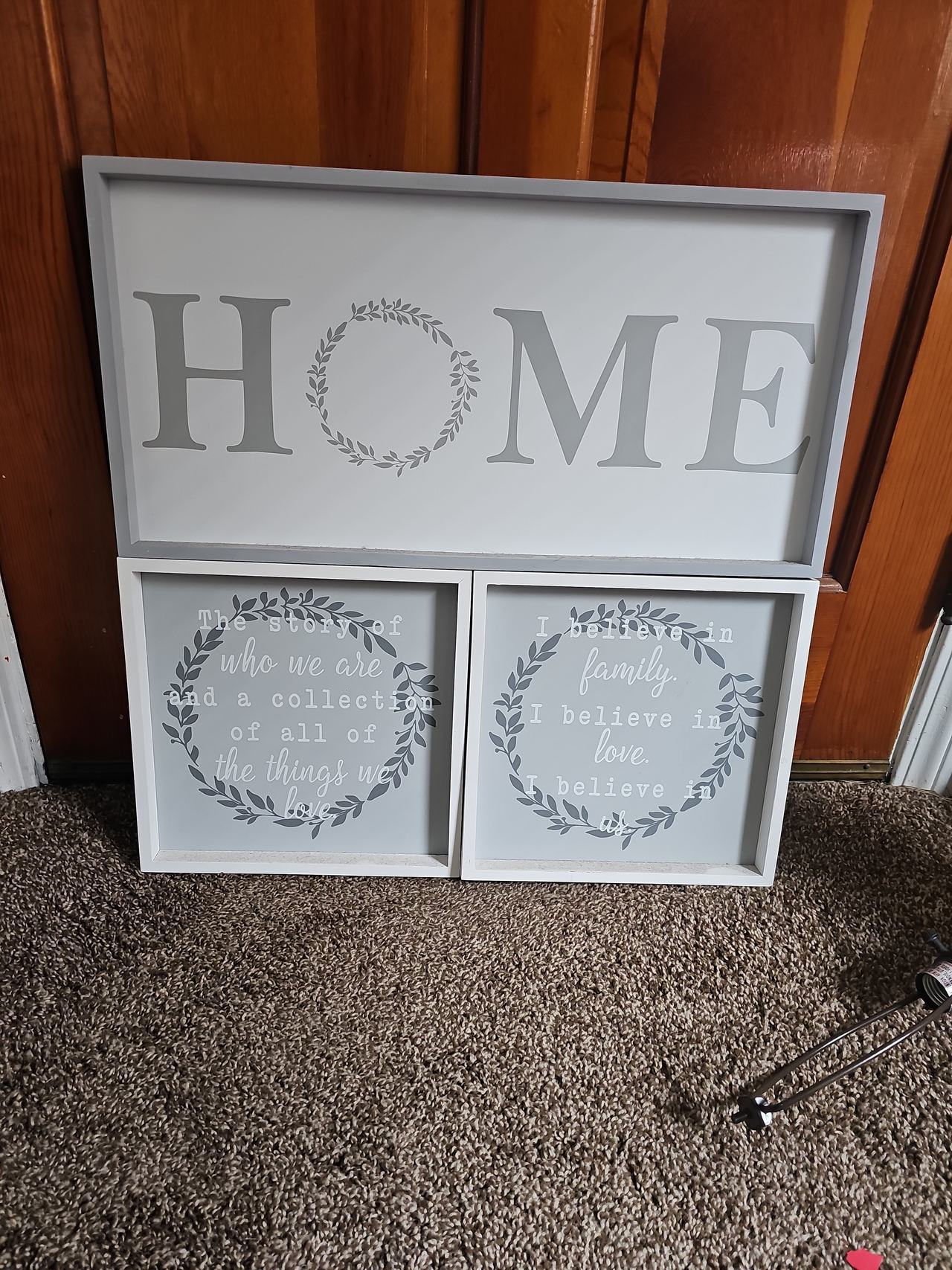 3-Piece Home & Family Wall Decor Set