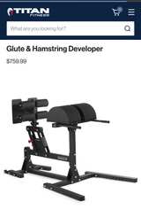 Titan Fitness Glute & Hamstring Developer (GHD) - Image 1
