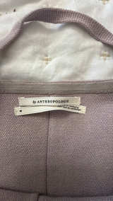 Anthropologie Lavender peplum top: M - Image 3