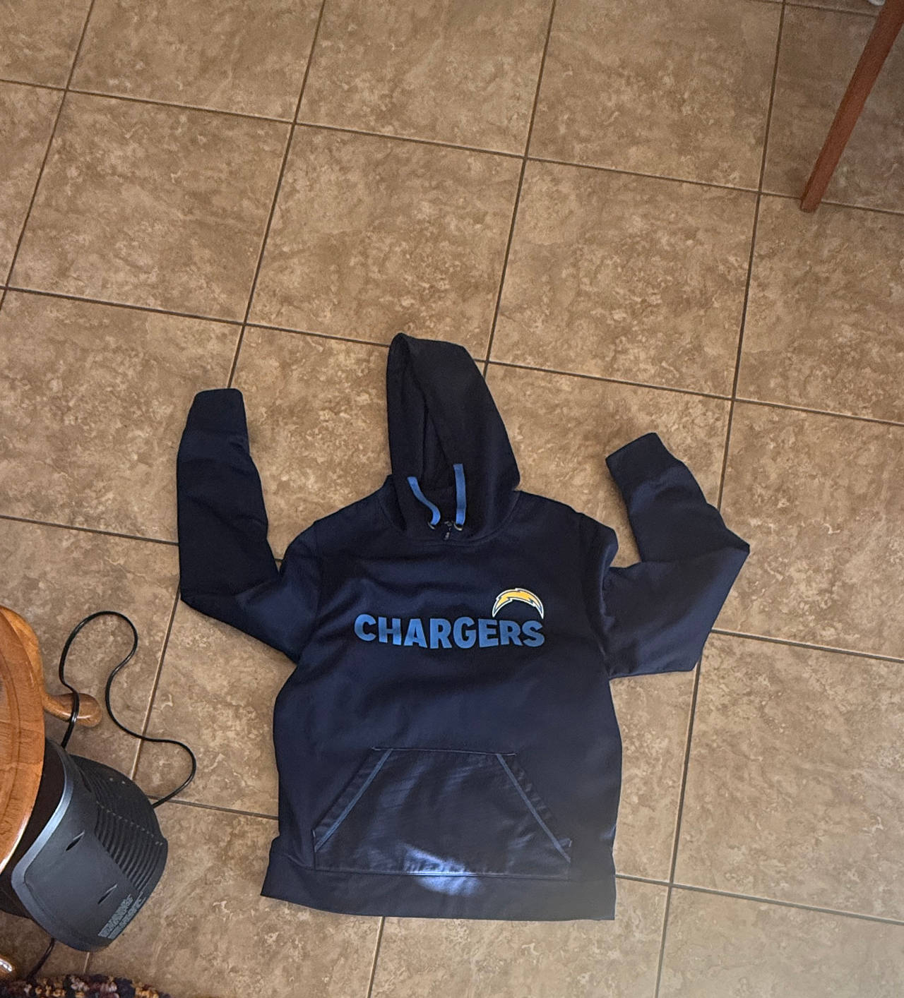 NFL Los Angeles Chargers Navy Blue Pullover Hoodie