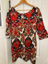 J. Crew Dress 6P Antonia paisley print linen tunic dress - Image 5