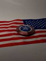 Captain America Shield Metal Fidget Spinner - Image 3
