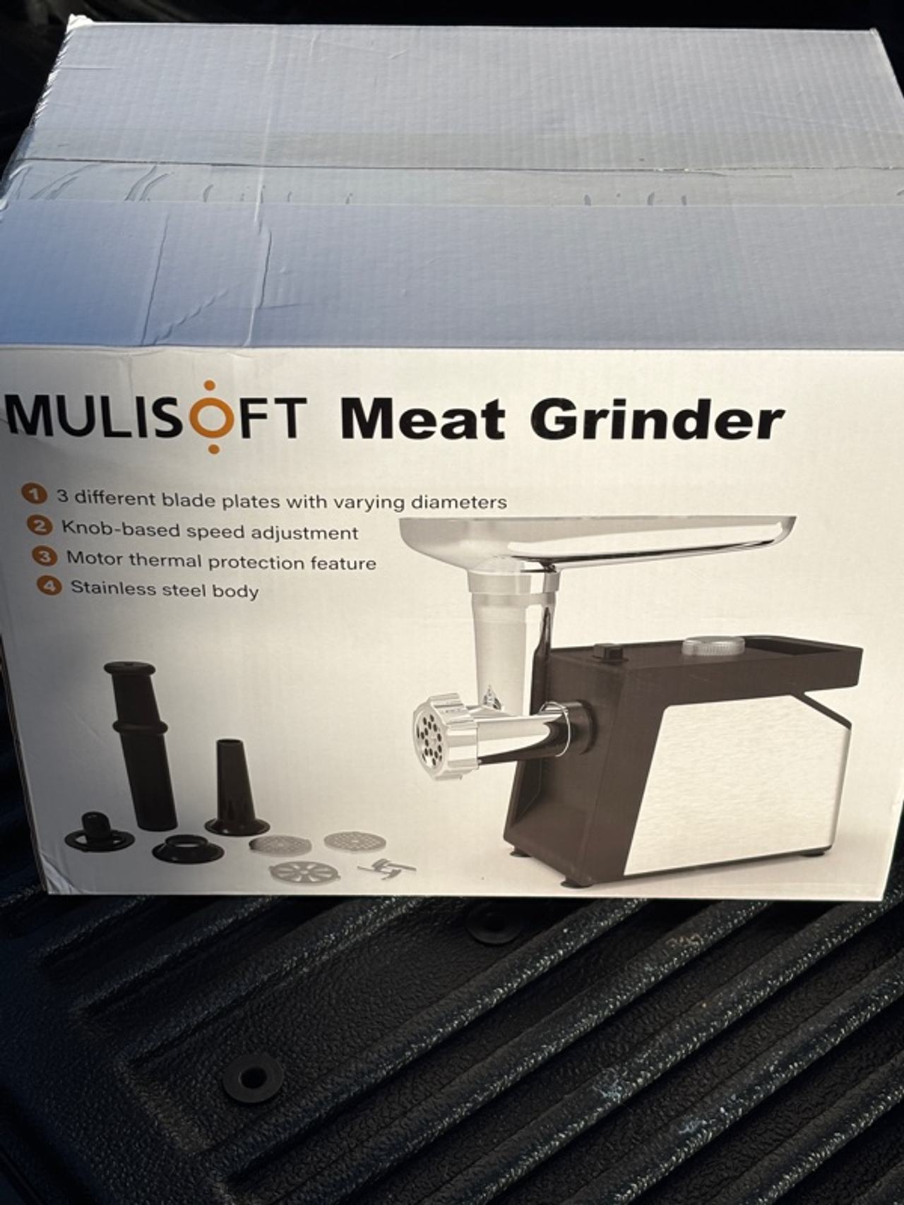 MULISOFT Electric Meat Grinder 2500W Silver