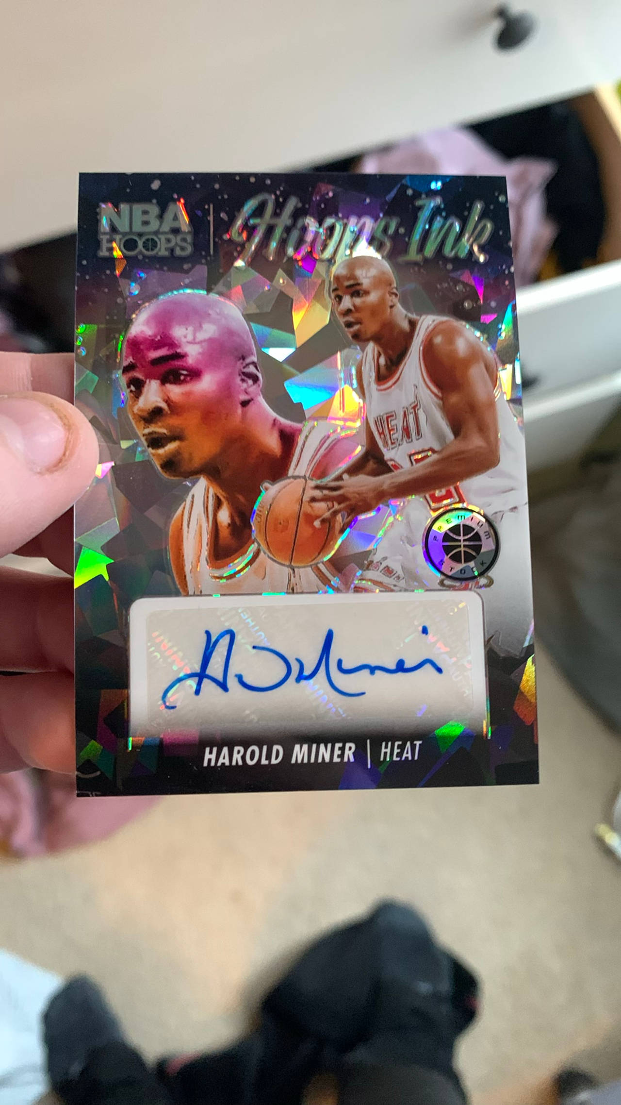 Harold Miner 1/1 Auto - Miami Heat