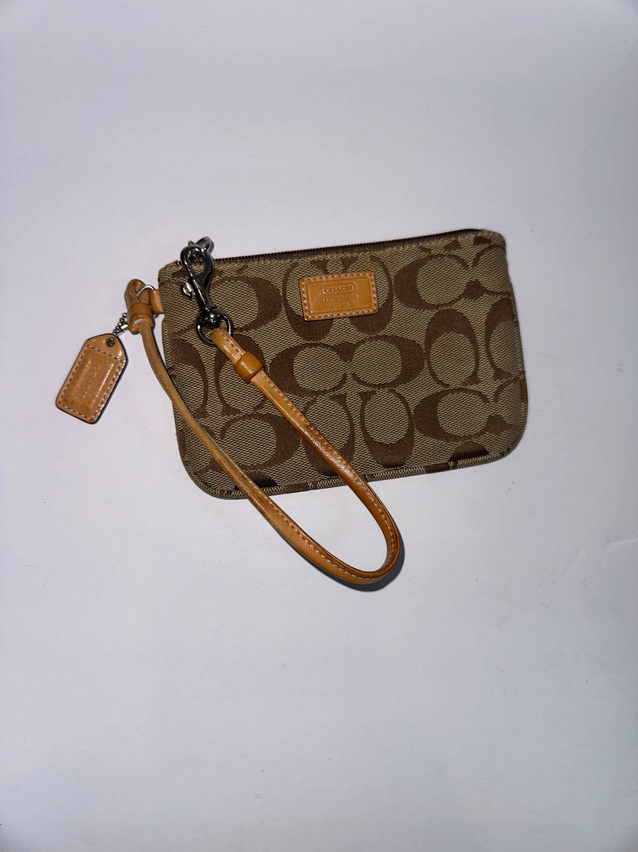 Coach Signature Wristlet
