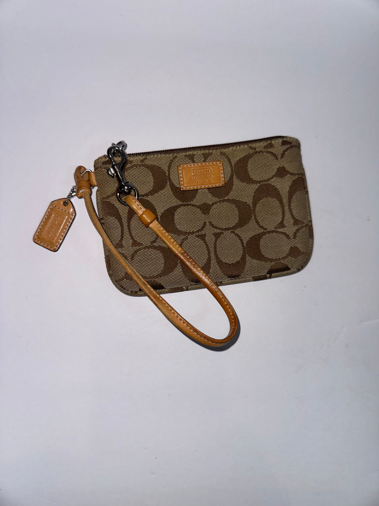 Coach Signature Wristlet