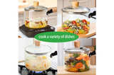 High Boron Glass Single Handle Soup Pot - Image 6