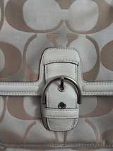 Coach Signature Soho Buckle Flap Shoulder Bag Used - Image 1