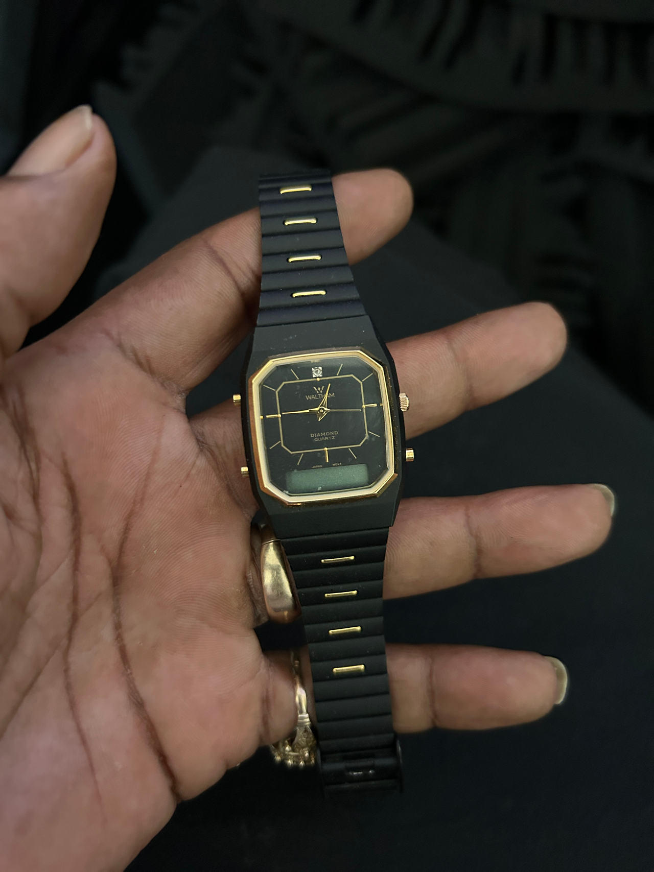 Waltham Ana-Digi Diamond Quartz Watch