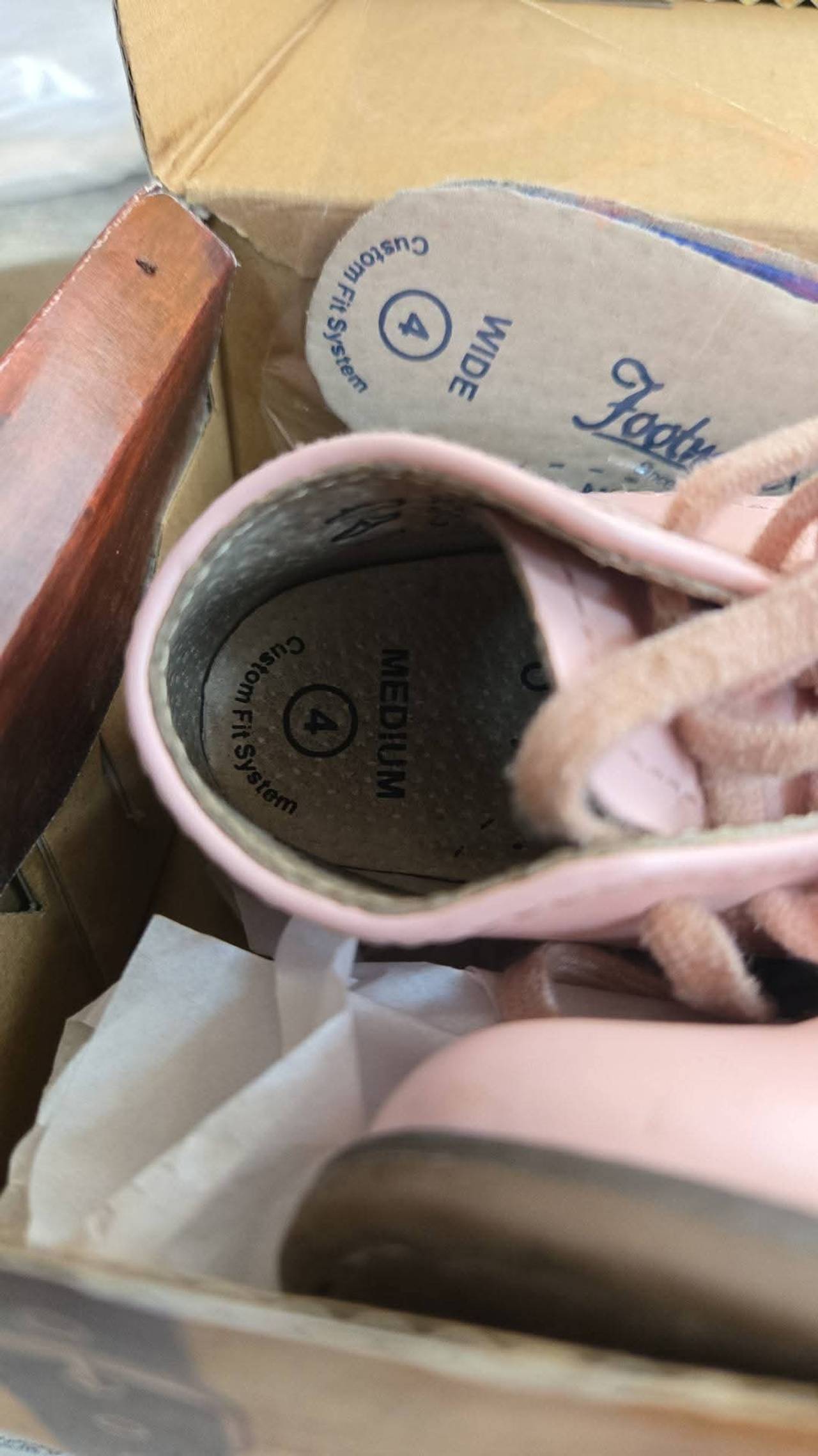 Footmates Harper Pink Leather Boots