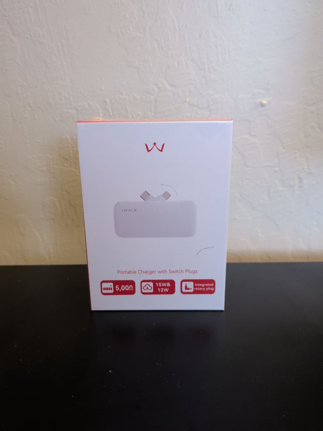 iWALK Portable Charger with Switch Plugs 5000mAh