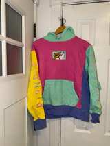 Teddy Fresh x Rip N Dip Colorblock Pink Hoodie Small S  - Image 1