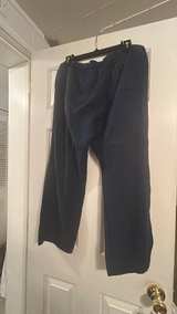 Liz Claiborne Navy Blue Linen Blend Shirt and Pant Set - Image 6