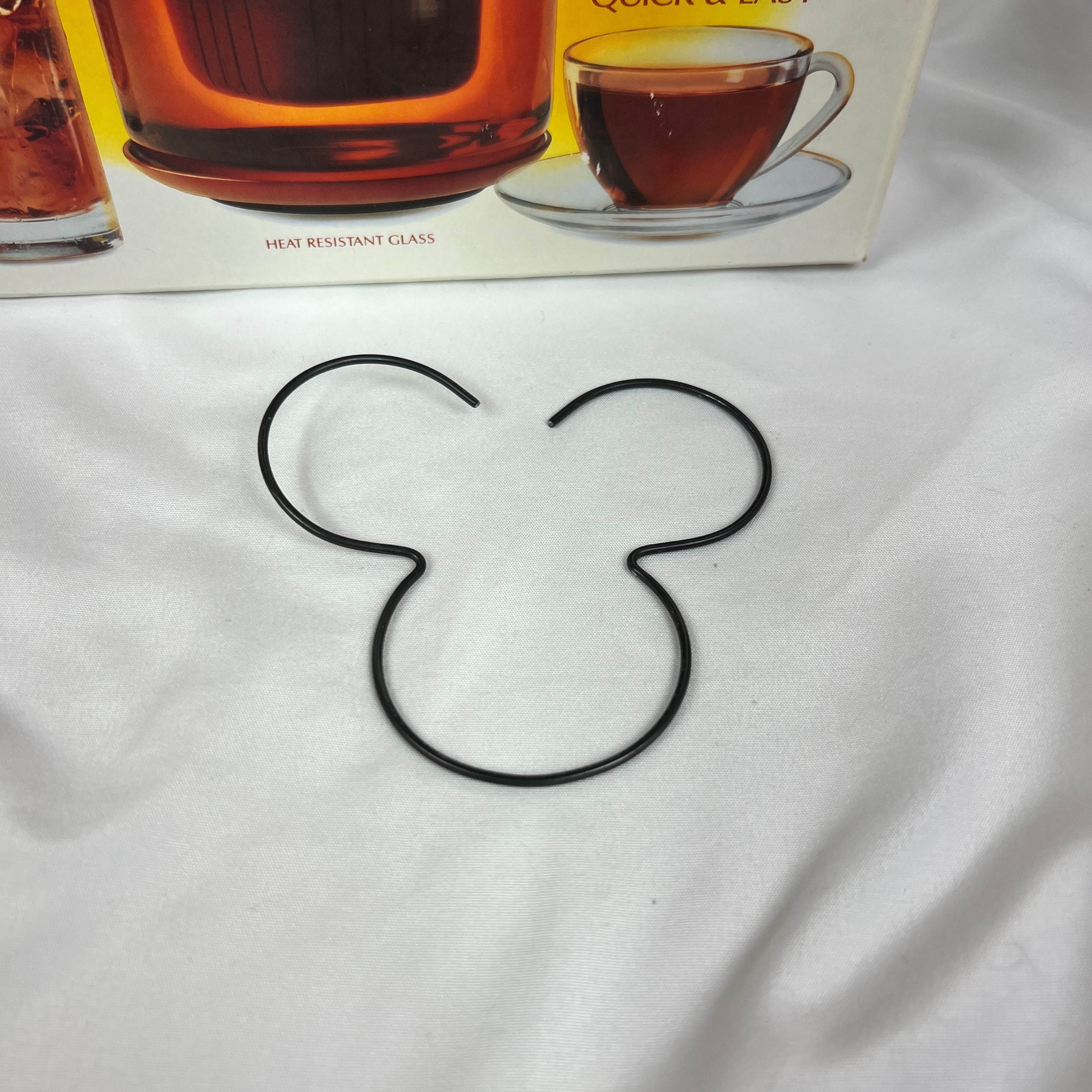 Vintage InfiniTea Gourmet Tea Brewer Evergreen Glass Pitcher Hot or Iced Red - Image 2