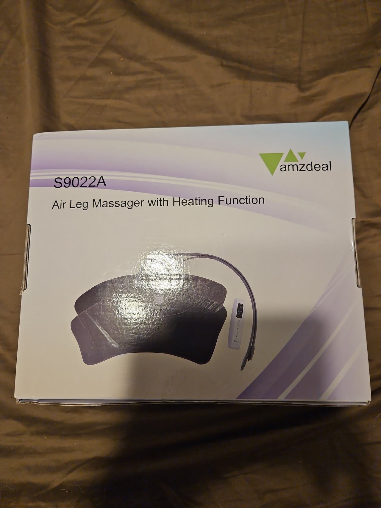 Amzdeal S9022A Air Leg Massager with Heating Function. NIB.