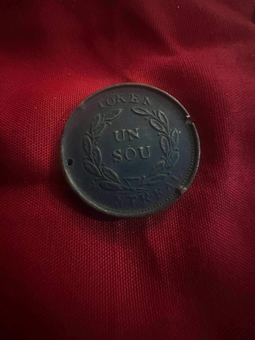 Montreal 'Un Sou' Token