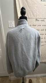Lacoste Men's Stand-Up Collar Piqué Fleece Jacket Grey - Image 3